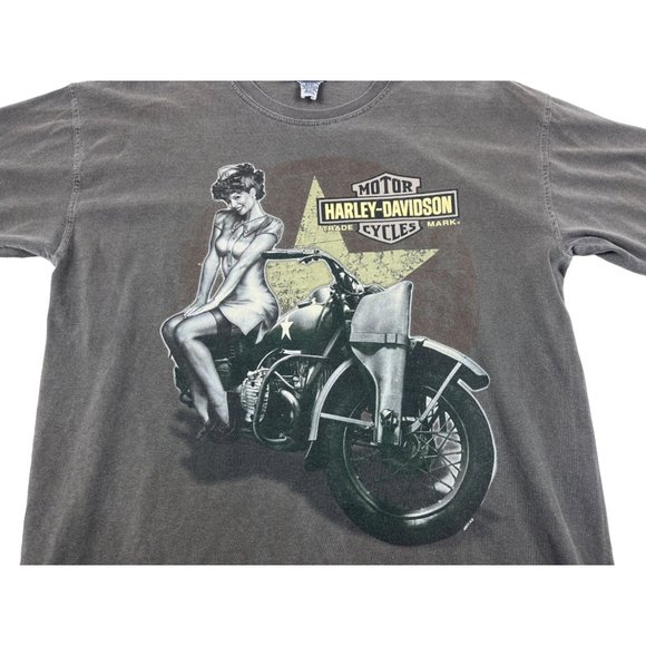 Harley-Davidson Men's Grey Shirt Sz L - Picture 2 of 6